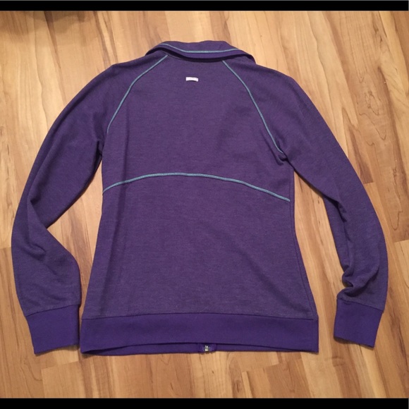 Columbia Zip Up Sweater, size small, NWT, purple - Picture 4 of 4